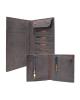 LEATHER WALLET CODE: 05-WALLET-T-145-04 (D.BROWN)
